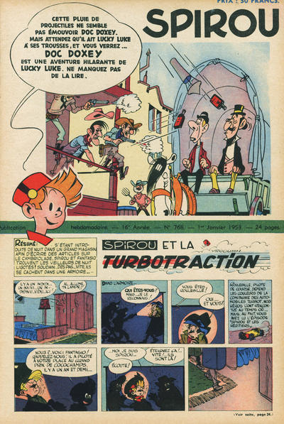 Cover for Spirou (Dupuis, 1947 series) #768