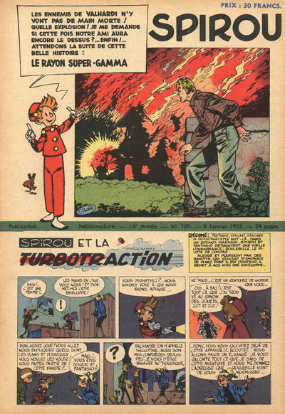 Cover for Spirou (Dupuis, 1947 series) #769