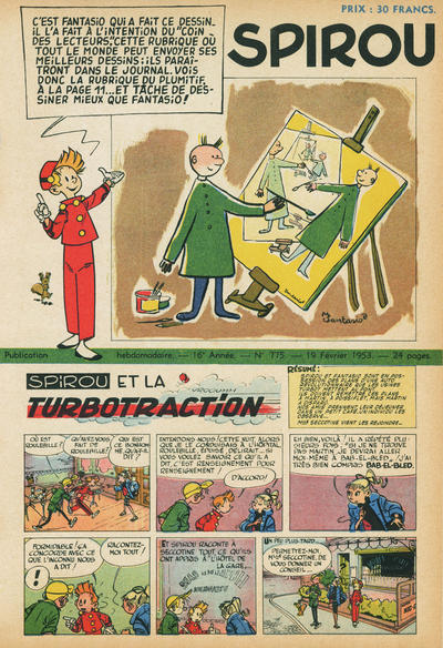 Cover for Spirou (Dupuis, 1947 series) #775