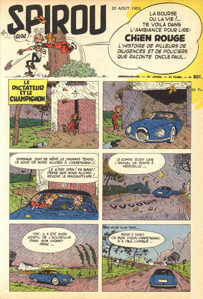 Cover for Spirou (Dupuis, 1947 series) #801