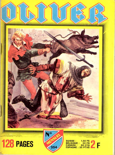 Cover for Oliver (Impéria, 1958 series) #354