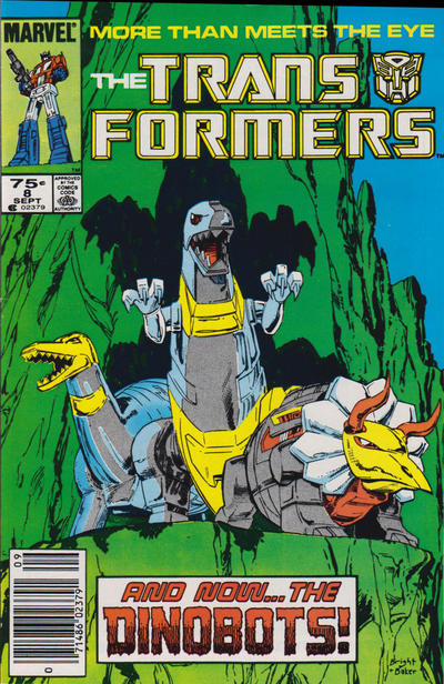 Cover for The Transformers (Marvel, 1984 series) #8 [Newsstand]