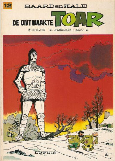 Cover for Baard en Kale (Dupuis, 1954 series) #12 - De ontwaakte Toar [Herdruk 1976]
