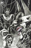 Cover Thumbnail for The Batman Who Laughs (2019 series) #1 [Unknown Comics Mico Suayan Minimal Trade Dress Black and White Cover]