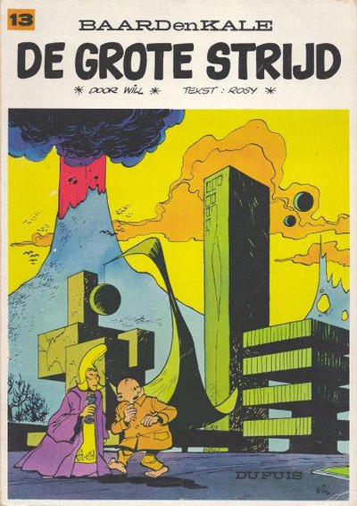 Cover for Baard en Kale (Dupuis, 1954 series) #13 - De grote strijd [Herdruk 1976]