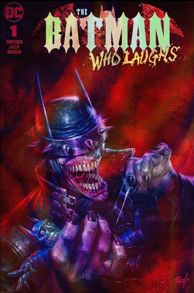 Cover for The Batman Who Laughs (DC, 2019 series) #1 [C2E2 Exclusive Lucio Parrillo Foil Cover]