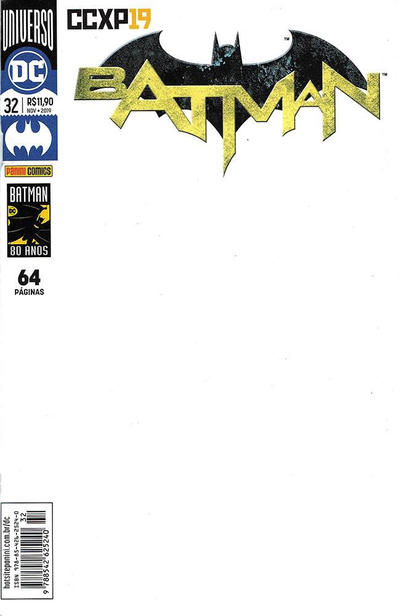 Cover for Batman (Panini Brasil, 2017 series) #32 [Capa Variante Exclusiva da CCXP/2019]