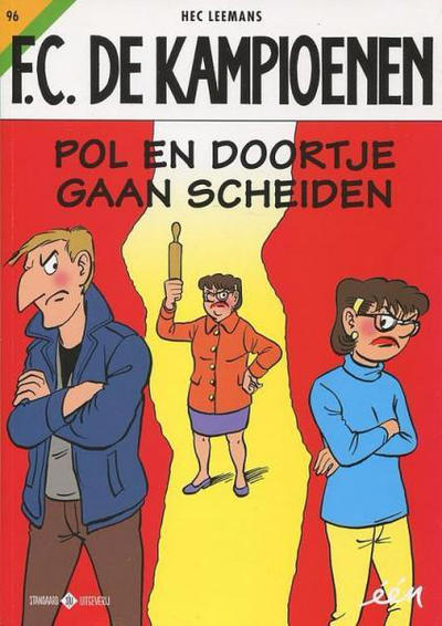 Cover for F.C. De Kampioenen (Standaard Uitgeverij, 1997 series) #96 - Pol en Doortje gaan scheiden 