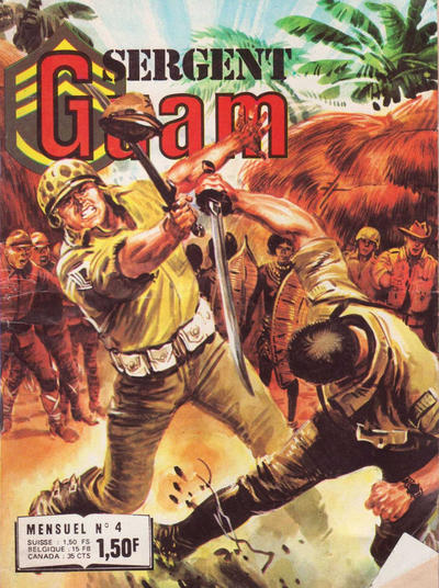 Cover for Sergent Guam (Impéria, 1972 series) #4