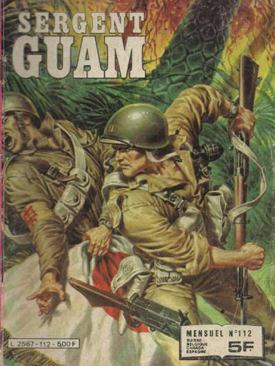 Cover for Sergent Guam (Impéria, 1972 series) #112