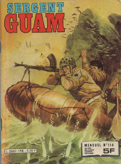 Cover for Sergent Guam (Impéria, 1972 series) #116