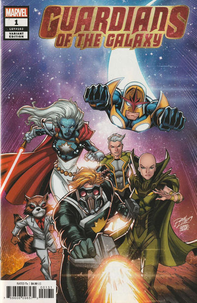 Cover for Guardians of the Galaxy (Marvel, 2020 series) #1 (163) [Ron Lim]