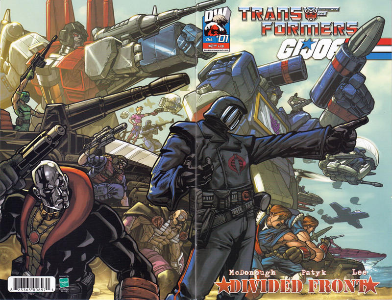 Cover for Transformers / G.I. Joe: Divided Front (Dreamwave Productions, 2004 series) #1 [Decepticons / Cobra Wraparound Cover]