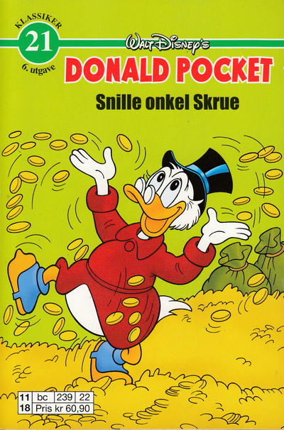 Cover for Donald Pocket (Hjemmet / Egmont, 1968 series) #21 - Snille onkel Skrue [4. opplag]