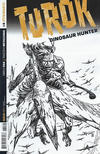 Cover for Turok: Dinosaur Hunter (Dynamite Entertainment, 2014 series) #8 [Black & White Retailer Incentive Cover Art by Bart Sears]