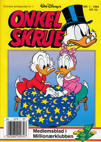 Cover Thumbnail for Onkel Skrue (Hjemmet / Egmont, 1976 series) #1/1994