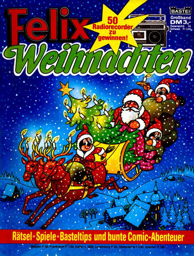 Cover for Felix Sonderheft (Bastei Verlag, 1964 series) #[nn/1980] - Weihnachten