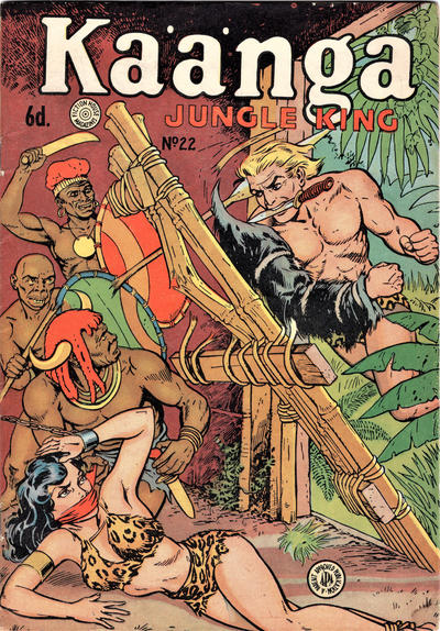 Cover for Kaänga Comics (H. John Edwards, 1950 ? series) #22 [6d Price Variant]
