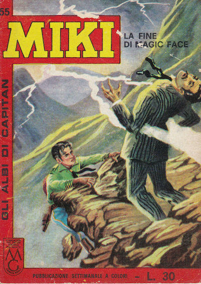 Cover for Gli Albi di Capitan Miki (Casa Editrice Dardo, 1962 series) #55
