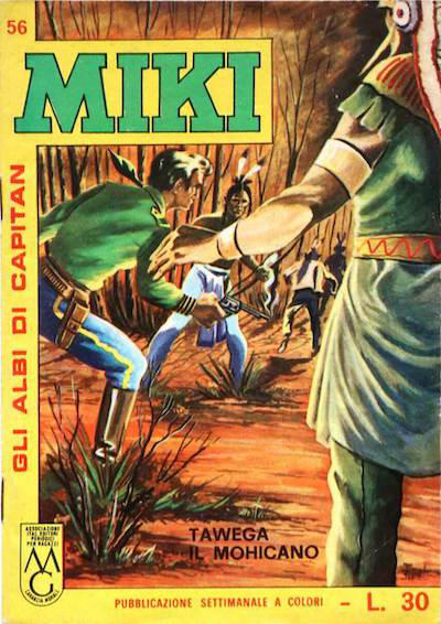 Cover for Gli Albi di Capitan Miki (Casa Editrice Dardo, 1962 series) #56