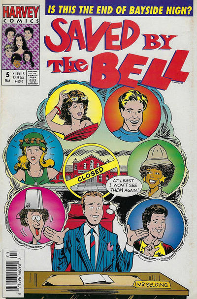 Cover for Saved by the Bell (Harvey, 1992 series) #5 [Newsstand]