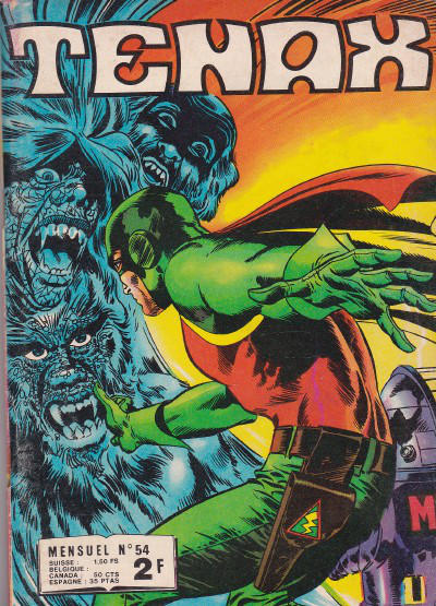 Cover for Tenax (Impéria, 1971 series) #54