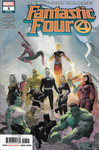 Cover for Fantastic Four (Marvel, 2018 series) #3 (648) [Wal-Mart Exclusive]