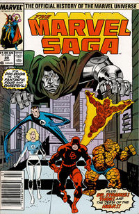 Cover Thumbnail for The Marvel Saga the Official History of the Marvel Universe (Marvel, 1985 series) #20 [Newsstand]