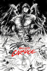 Cover Thumbnail for Absolute Carnage (Marvel, 2019 series) #1 [Tyler Kirkham Black and White]
