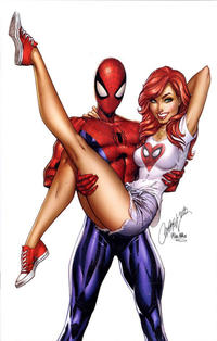 Cover Thumbnail for Amazing Spider-Man (Marvel, 2018 series) #2 (803) [Variant Edition - J. Scott Campbell Exclusive - Cover A Virgin Art]