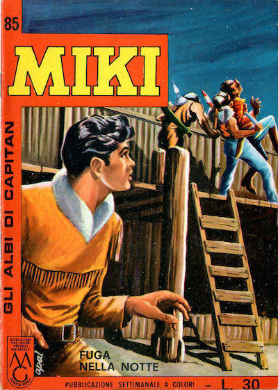 Cover for Gli Albi di Capitan Miki (Casa Editrice Dardo, 1962 series) #85