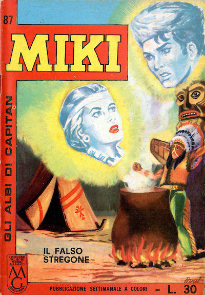Cover for Gli Albi di Capitan Miki (Casa Editrice Dardo, 1962 series) #87