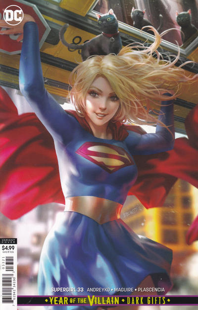 Cover for Supergirl (DC, 2016 series) #33 [Derrick Chew Cover - Recalled Printing]