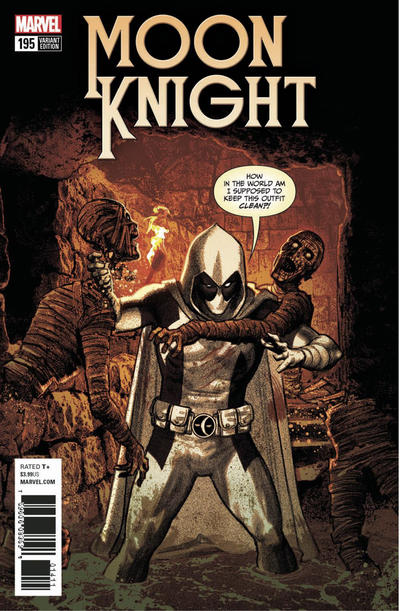 Cover for Moon Knight (Marvel, 2016 series) #195 [Greg Smallwood 'Deadpool']