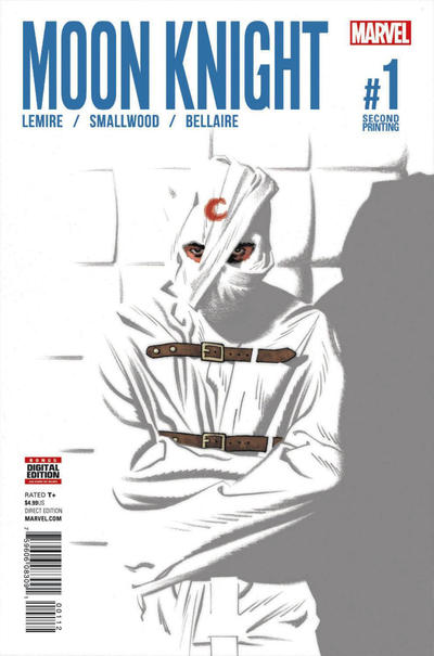 Cover for Moon Knight (Marvel, 2016 series) #1 [Second Printing Variant]