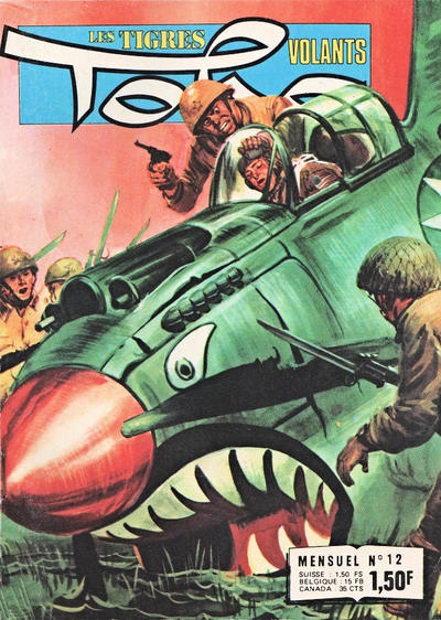 Cover for Tora - Les Tigres Volants (Impéria, 1972 series) #12