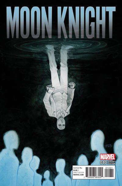 Cover for Moon Knight (Marvel, 2016 series) #10 [Incentive Tyler Crook Variant]