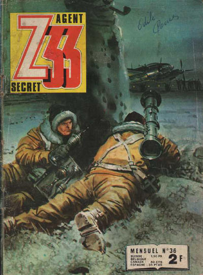 Cover for Z33 Agent Secret (Impéria, 1972 series) #36