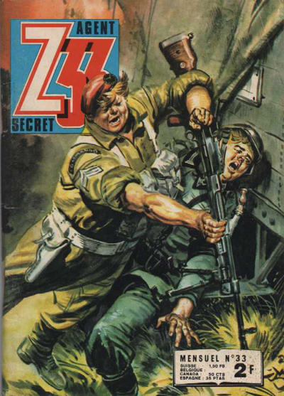 Cover for Z33 Agent Secret (Impéria, 1972 series) #33