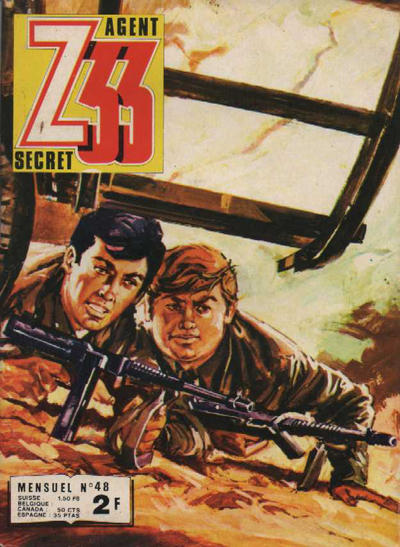 Cover for Z33 Agent Secret (Impéria, 1972 series) #48