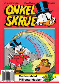 Cover Thumbnail for Onkel Skrue (Hjemmet / Egmont, 1976 series) #9/1992