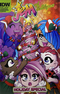 Cover Thumbnail for Jem and the Holograms Holiday Special (IDW, 2015 series) [Subscription Cover]