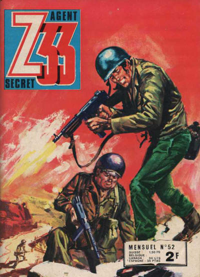 Cover for Z33 Agent Secret (Impéria, 1972 series) #52