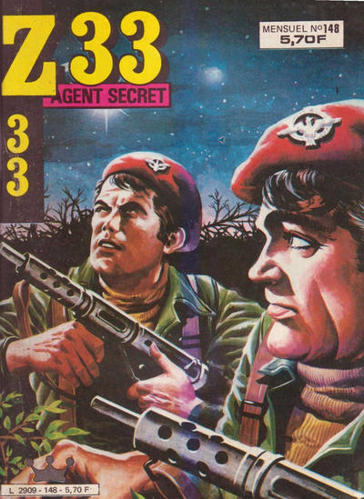 Cover for Z33 Agent Secret (Impéria, 1972 series) #148
