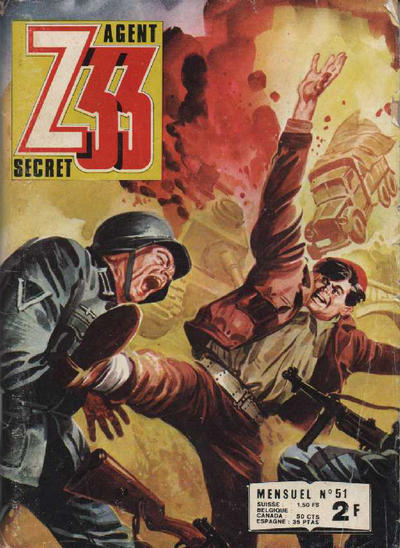Cover for Z33 Agent Secret (Impéria, 1972 series) #51
