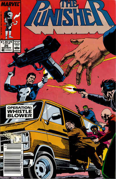 Cover for The Punisher (Marvel, 1987 series) #26 [Newsstand]