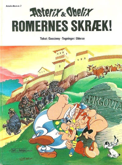 Cover for Asterix (Egmont, 1969 series) #7 - Romernes skræk!