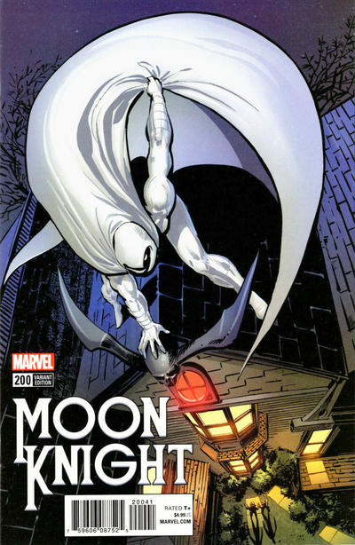 Cover for Moon Knight (Marvel, 2016 series) #200 [Bill Sienkiewicz 'Remastered']