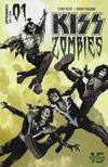 Cover for KISS: Zombies (Dynamite Entertainment, 2019 series) #1 [Cover A Arthur Suydam]