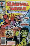 Cover for The Marvel Saga the Official History of the Marvel Universe (Marvel, 1985 series) #2 [Newsstand]